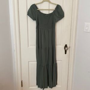 Green Daily Practice Maxi dress